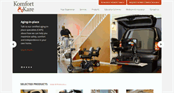 Desktop Screenshot of komfortkare.com